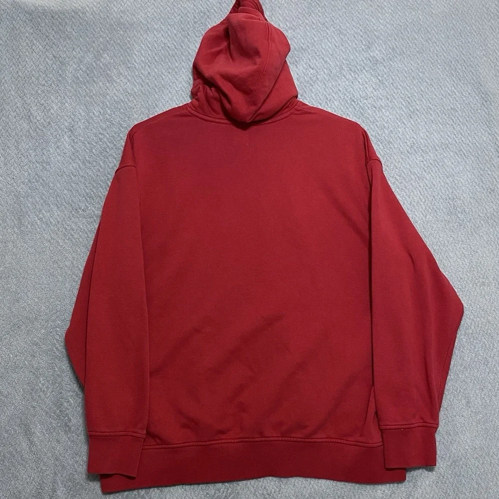 Levi's Sweatshirt Hoodie Mens Sz XL Red Long Sleeve Big Logo